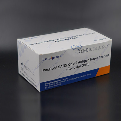 Nasal Swab Diagnostic Colloidal Gold Test Kit Untuk Sensitivitas Tinggi Covid-19