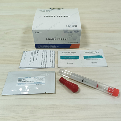 Strip Tes Panel Lipid Penyakit Kronis ISO13485 OEM Tersedia