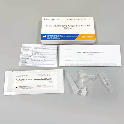 Sensitivitas dan spesifisitas tinggi Kit Tes Cepat (Saliva) Antigen SARS-CoV-2 untuk Covid19