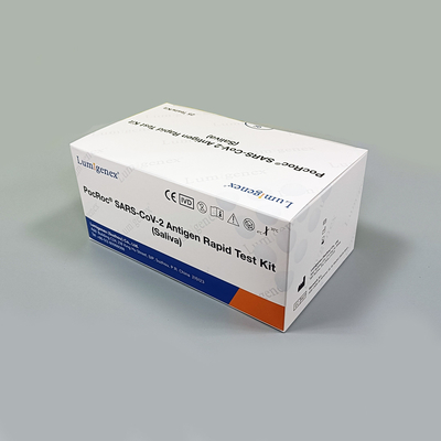 Alat Uji Cepat Antigen Air Liur Diagnostik Medis 25 Buah Untuk SARS-CoV-2