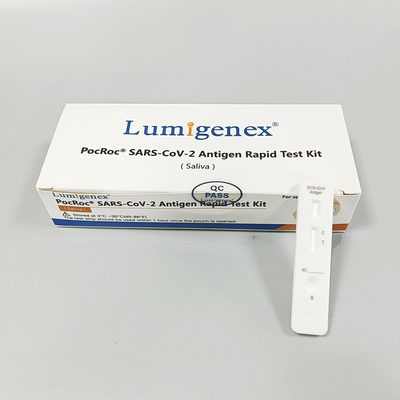 CE Antigen Saliva Home Test Kit, Covid-19 Saliva Self Test Kit Spesifisitas 99,67%