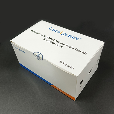 Uji otomatis paket tunggal Kit Tes Cepat Antigen untuk Covid19