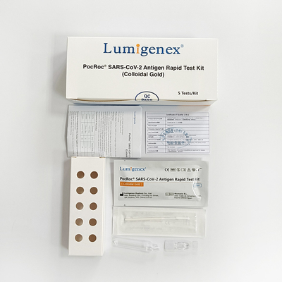 Kit Uji Cepat Antigen Covid-19 (Emas Koloid) dengan Daftar Putih CE &amp; UE