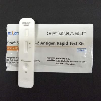 Kit Uji Cepat Antigen Covid-19 (Emas Koloid) dengan Daftar Putih CE &amp; UE