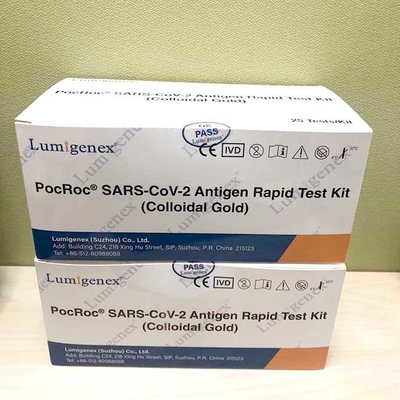 Antigen Rapid Test Kit (Emas Koloid) Dengan Deklarasi CE