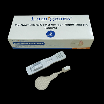 Koloid Emas Sensitif Covid19 Antigen Rapid Test Kit Lollipop Swab