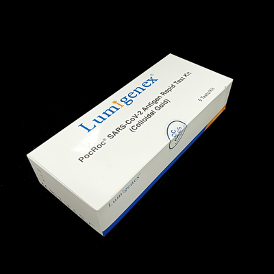 SARS-CoV-2 Rapid Saliva Antigen Test Kit Koloid Emas Sensitif