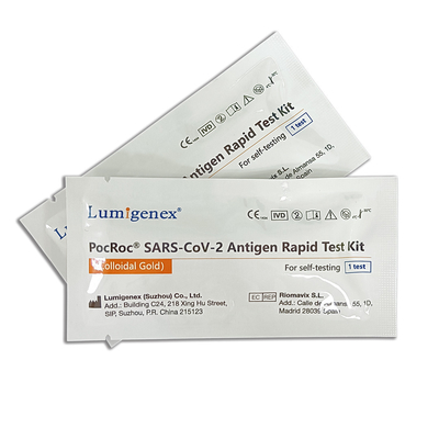 Kit Tes Cepat Antigen SARS-CoV-2 15 menit Penggunaan Usap Hidung di Rumah